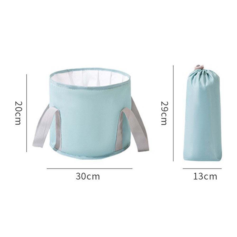 AOTU Thermal Insulation Aluminum Foil Foot Bath Basin Home Foot Soaking Bucket for Travel, Size: S