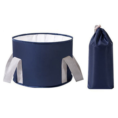 AOTU Thermal Insulation Aluminum Foil Foot Bath Basin Home Foot Soaking Bucket for Travel, Size: S