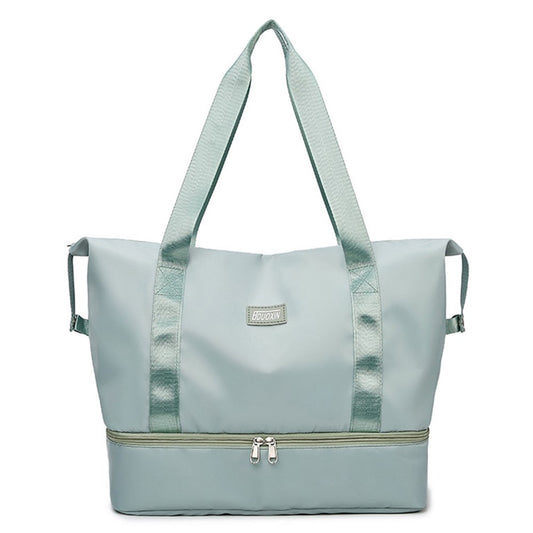 Large Capacity Nylon Waterproof Fitness Tote Single Shoulder Bag Travel Luggage Bag