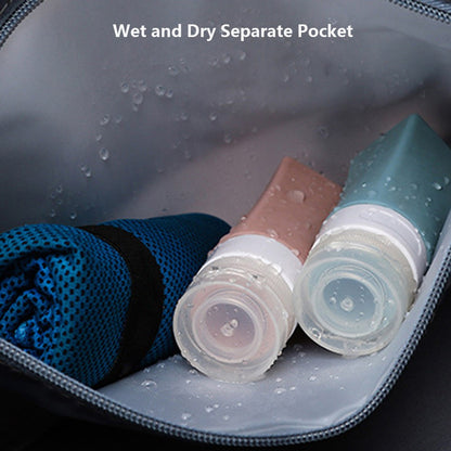 Large Capacity Nylon Waterproof Fitness Tote Single Shoulder Bag Travel Luggage Bag