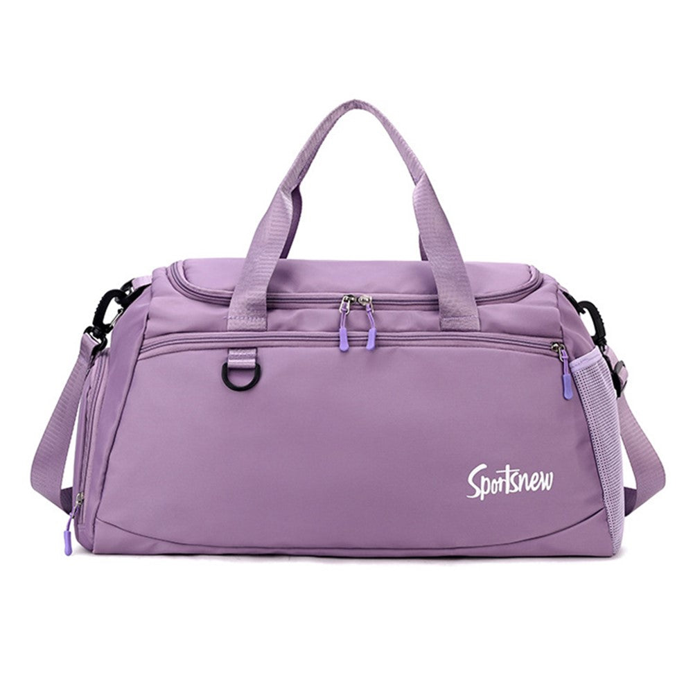 Oxford Cloth Unisex Waterproof Fitness Tote Crossbody Bag Large Capacity Travel Luggage Bag