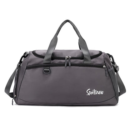 Oxford Cloth Unisex Waterproof Fitness Tote Crossbody Bag Large Capacity Travel Luggage Bag