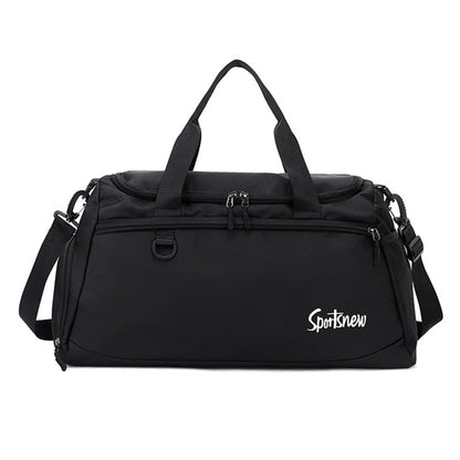 Oxford Cloth Unisex Waterproof Fitness Tote Crossbody Bag Large Capacity Travel Luggage Bag