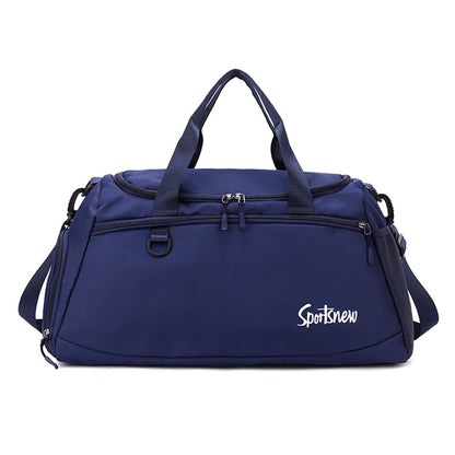 Oxford Cloth Unisex Waterproof Fitness Tote Crossbody Bag Large Capacity Travel Luggage Bag