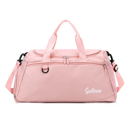 Oxford Cloth Unisex Waterproof Fitness Tote Crossbody Bag Large Capacity Travel Luggage Bag