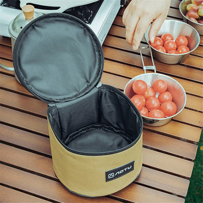 AOTU Oxford Cloth Camping Cookware Storage Bag Cooking Utensils Pot Carrier Bowl Organizer Pouch Handbag