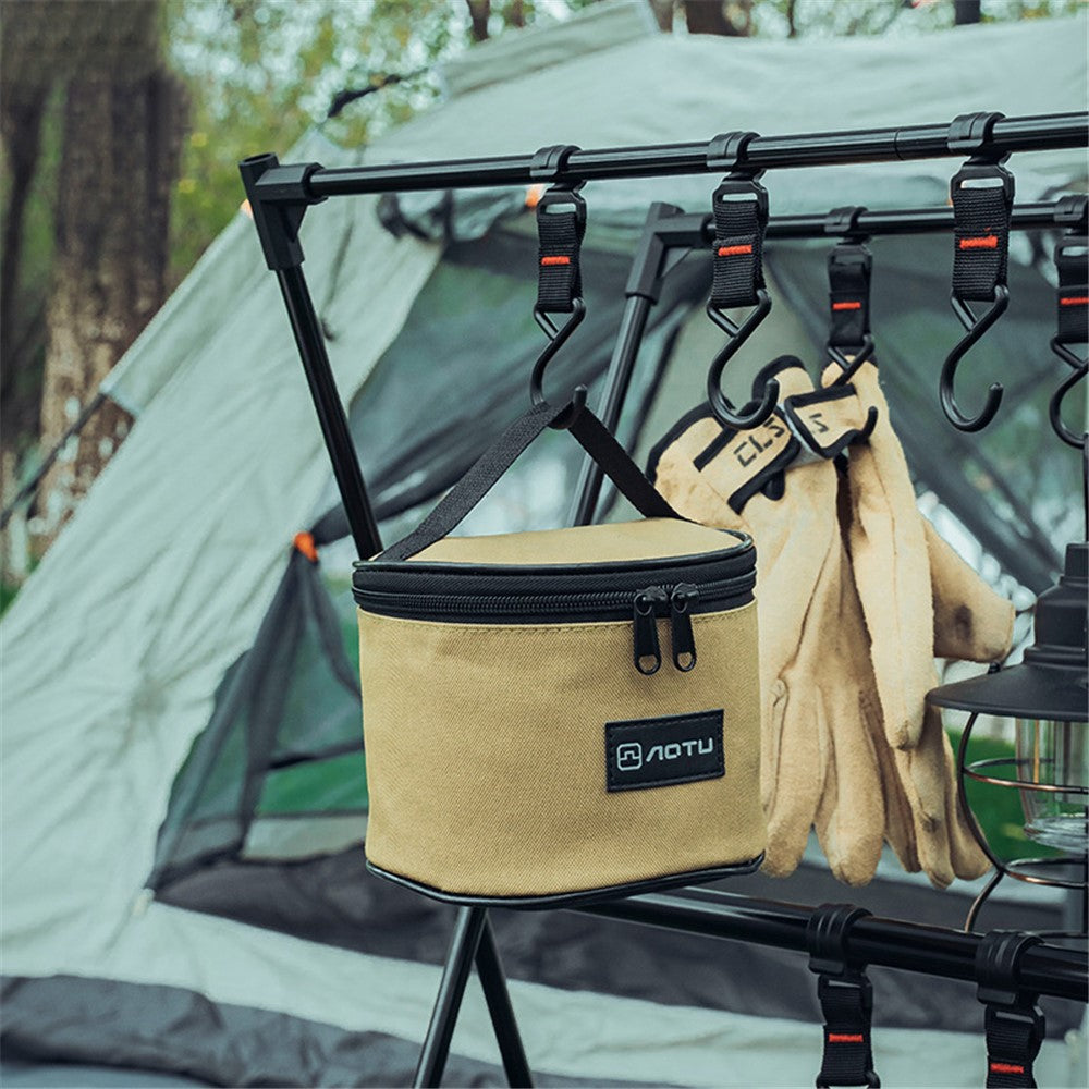 AOTU Oxford Cloth Camping Cookware Storage Bag Cooking Utensils Pot Carrier Bowl Organizer Pouch Handbag