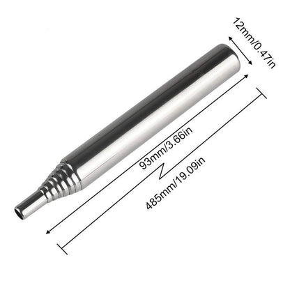 304 Stainless Steel Fire Blowing Tube Outdoor Camping Retractable Fire Blowing Stick