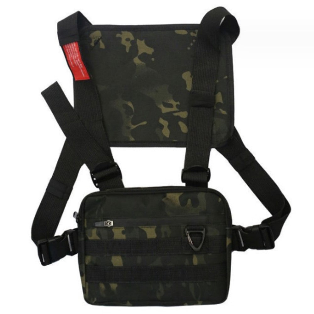 YA0274 Men Outdoor Tactical Vest Waterproof Oxford Cloth Military Chest Bag