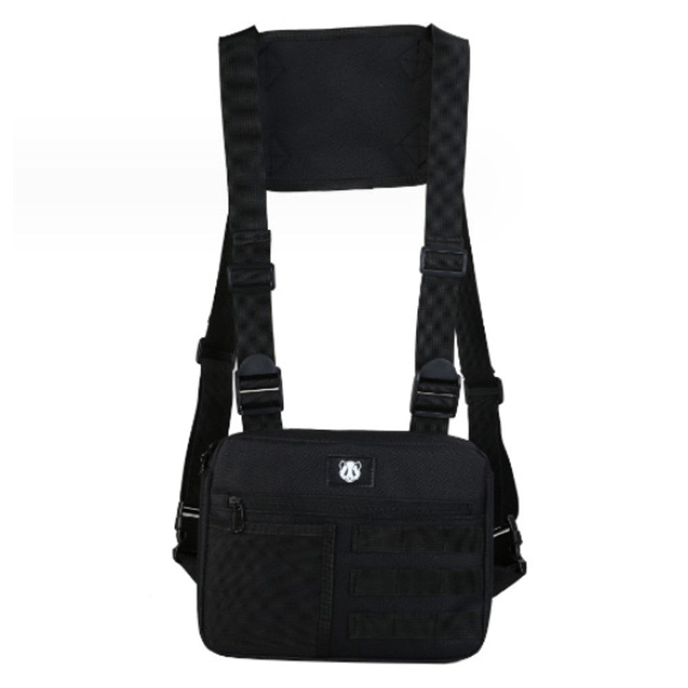 YA3066 Tactical Vest Bag Waterproof Oxford Cloth Chest Bag Casual Daypack Mini Backpack