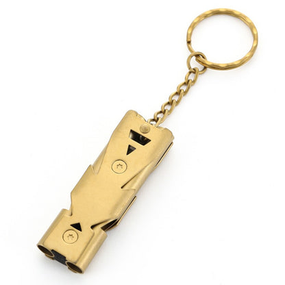 Stainless Steel Loud Emergency Survival Whistle for Camping Hiking Sports Dog Training