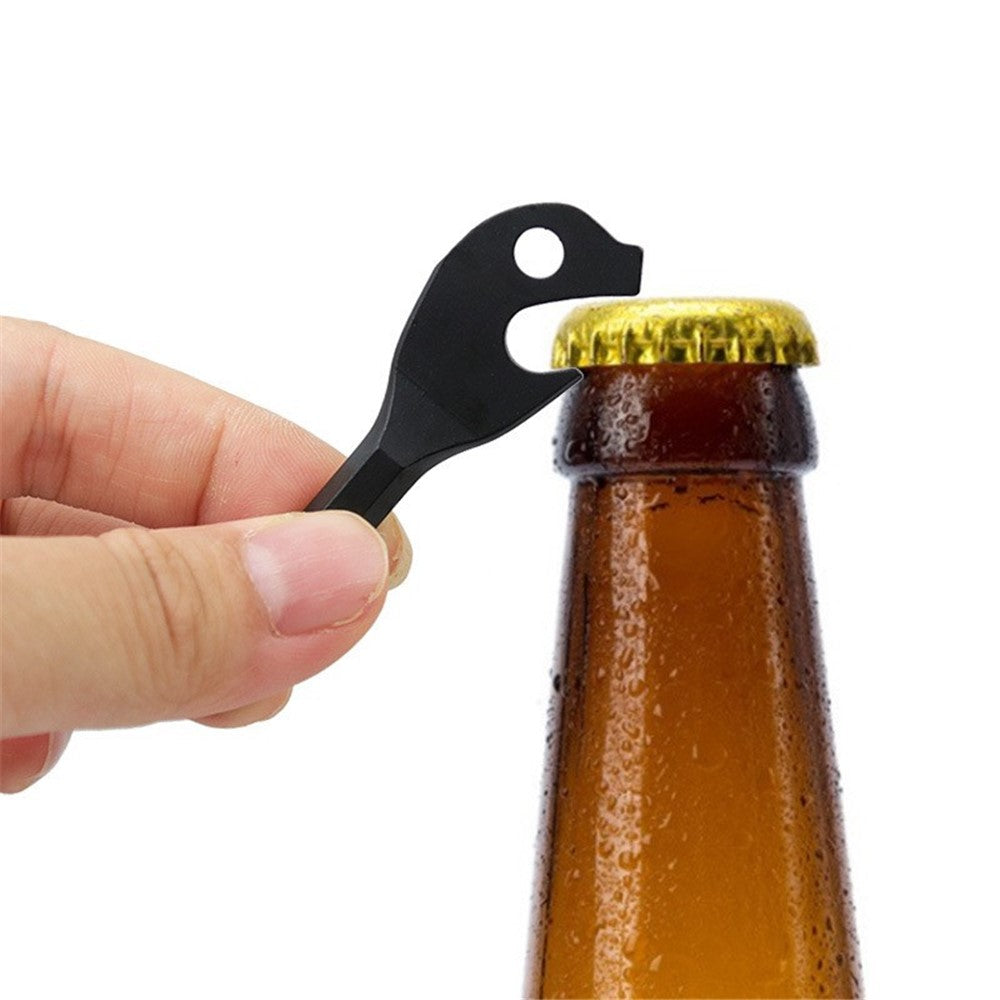 YHD115 Outdoor Portable Bottle Opener Key Design Mini Phillips Screwdriver