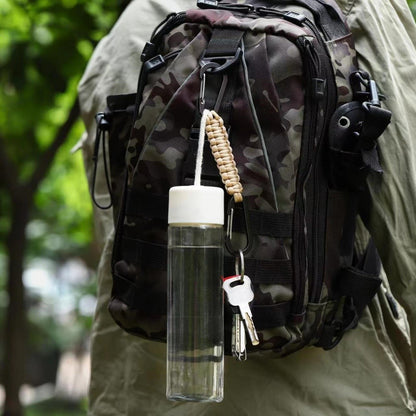 YT15010 Outdoor Climbing Paracord Keychain Carabiner Handcrafted Emergency Gear