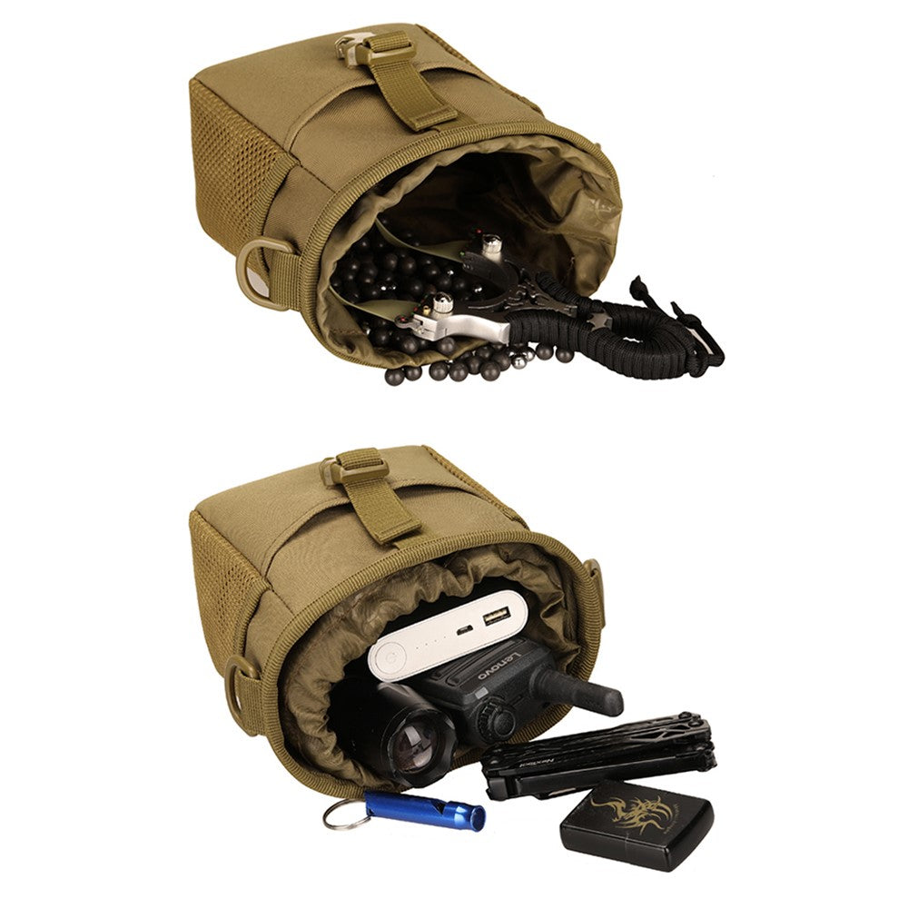 PROTECTOR PLUS A034 600D Fabric Waterproof Slingshot Bag Paintballs Storage Waist Bag