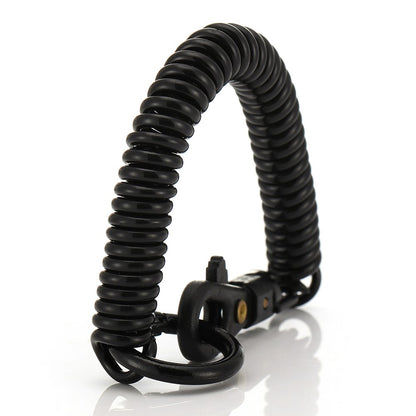 01 Multifunctional Outdoor Keychain Coil Anti-Lost Rope Elastic EVA Spring Rope