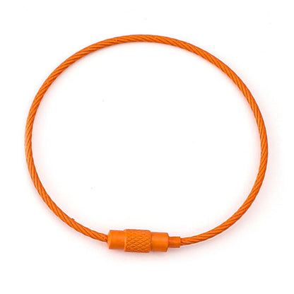 YH0589 Multifunction Steel Wire Keychain Cable Key Ring Key Chain