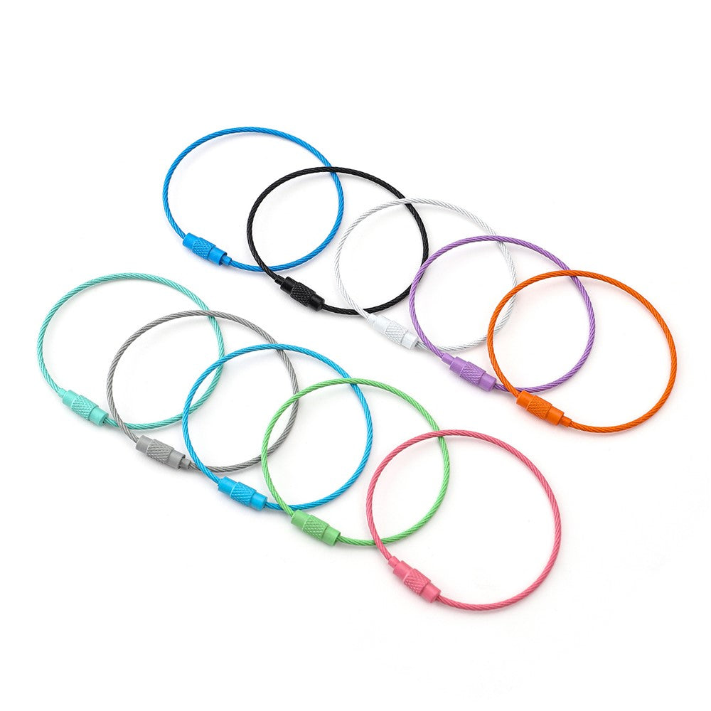 YH0589 Multifunction Steel Wire Keychain Cable Key Ring Key Chain