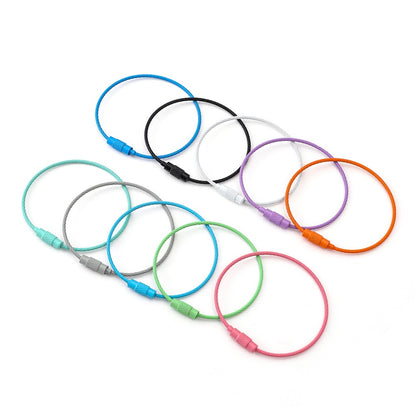 YH0589 Multifunction Steel Wire Keychain Cable Key Ring Key Chain