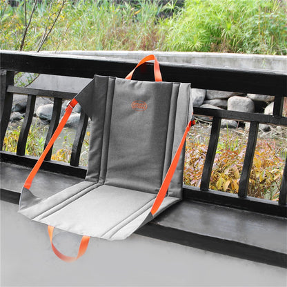 MYDAYS OUTDOOR Backrest Cushion Folding Chair Portable Outdoor Camping Seat Mat