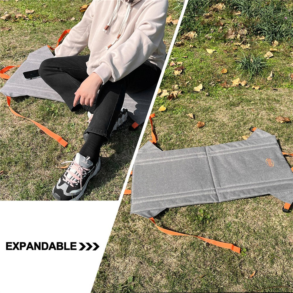 MYDAYS OUTDOOR Backrest Cushion Folding Chair Portable Outdoor Camping Seat Mat