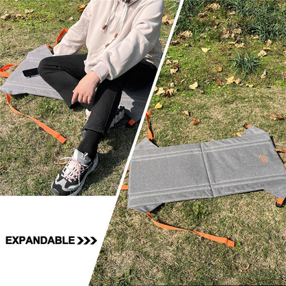 MYDAYS OUTDOOR Backrest Cushion Folding Chair Portable Outdoor Camping Seat Mat