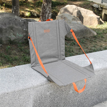 MYDAYS OUTDOOR Backrest Cushion Folding Chair Portable Outdoor Camping Seat Mat