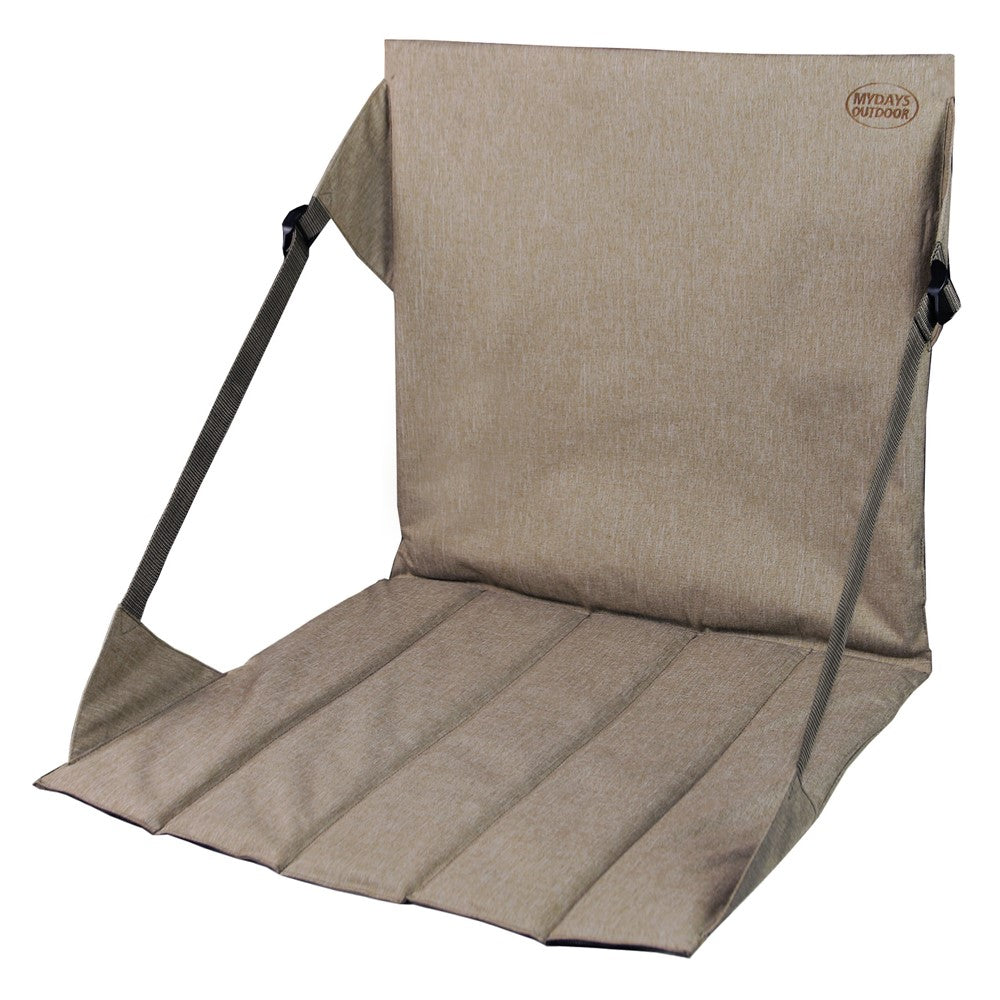 MYDAYS OUTDOOR 847203 Rollable Backrest Cushion Chair Portable Outdoor Camping Fishing Seat Mat