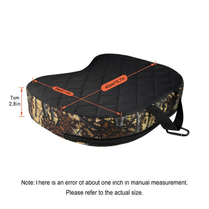 Portable Camping Hunting Seat Mat Thicken EPE+Sponge Outdoor Seating Pad with Carabiner