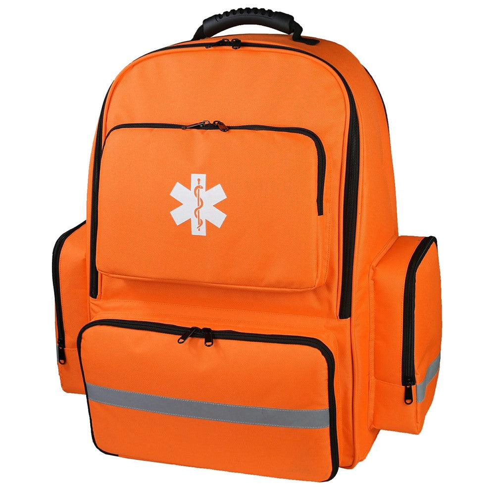 Medical First Aid Emergency Rescue Backpack 600D Oxford Cloth Large Capacity Survival Kit Storage Bag, 38x25x50cm