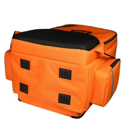 Medical First Aid Emergency Rescue Backpack 600D Oxford Cloth Large Capacity Survival Kit Storage Bag, 38x25x50cm