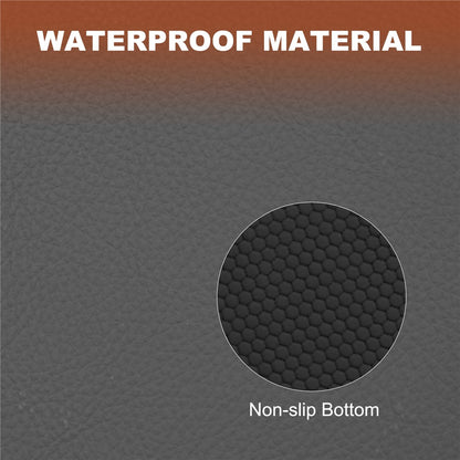 Portable Outdoor Stadium Electric Heating Seat Mat Winter Leather+Cotton Seat Cushion