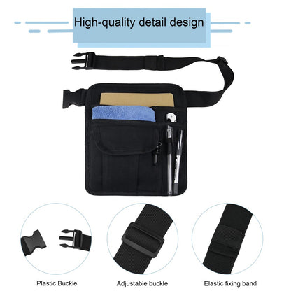 831201 20.5x25.5cm Canvas Belt Pouch Waiter Waist Bag Outdoors Repair Tools Bag