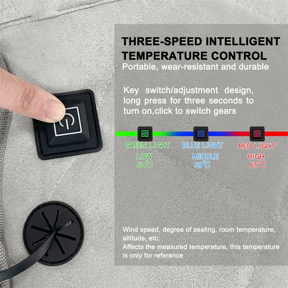 MYDAYS OUTDOOR 850230 Heated Seat Cushion Backrest Seat Mat for Outdoor Fishing Camping