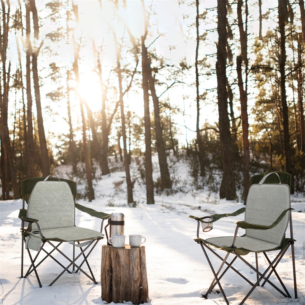 MYDAYS OUTDOOR 850230 Heated Seat Cushion Backrest Seat Mat for Outdoor Fishing Camping