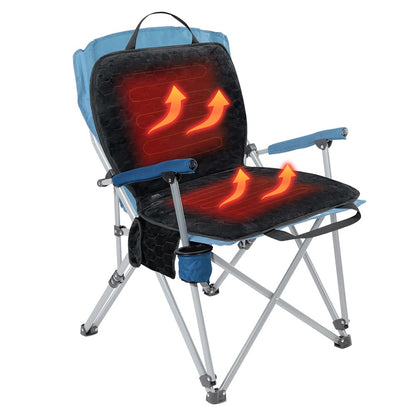 MYDAYS OUTDOOR 850201 Crystal Velvet 3 Gears Electric Heating Seat Cushion for Outdoor Events (No Power Bank)