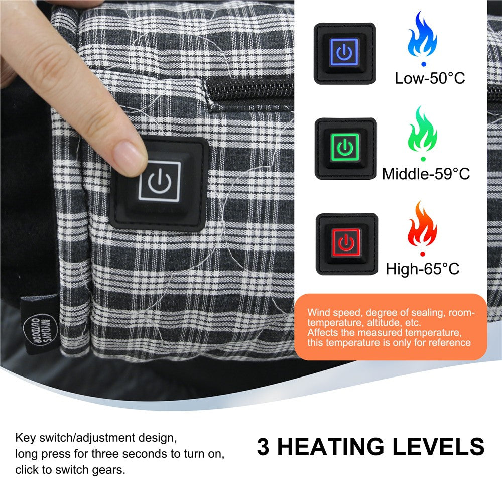Outdoor Hand Warmer 40x19cm Heated Hand Muff Pouch for Cold Weather