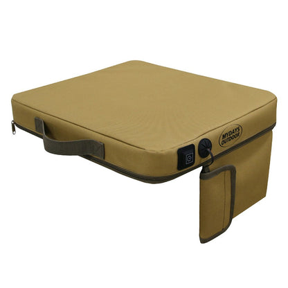 MYDAYS OUTDOOR 38x33x5cm Heated Seat Cushion Outdoor Heating Pad (Without Battery)