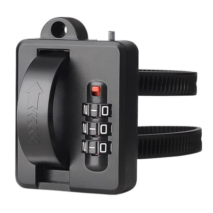 Helmet Combination Lock Universal PVC Portable Anti Theft Security Lock for Electric Motorcycle Scooter