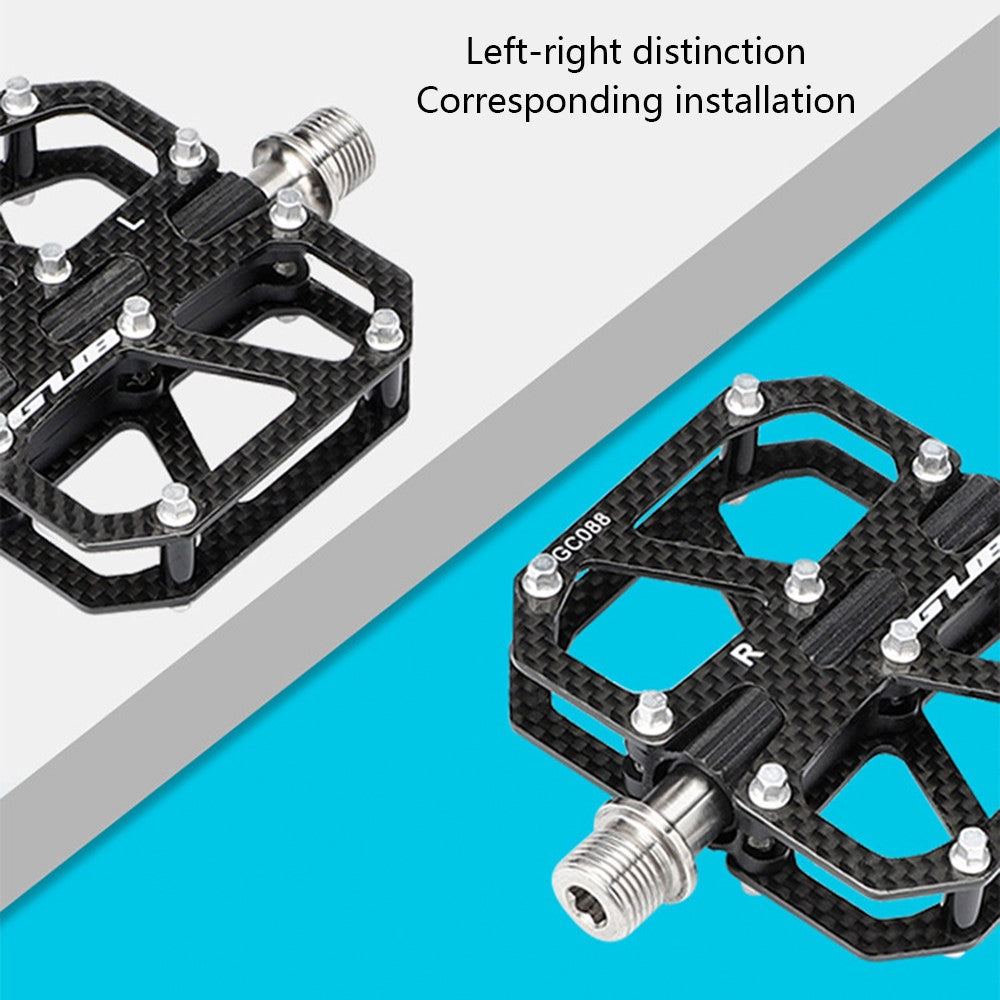 GUB GC088 1 Pair Bicycle Anti-Slip Pedals Carbon Fiber Mountain Road Bike Cycling Pedals