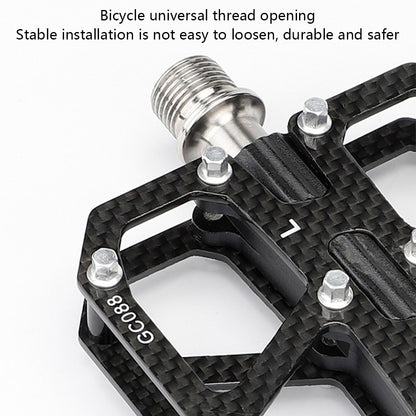 GUB GC088 1 Pair Bicycle Anti-Slip Pedals Carbon Fiber Mountain Road Bike Cycling Pedals