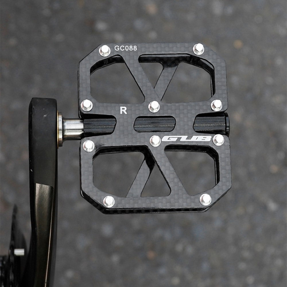 GUB GC088 1 Pair Bicycle Anti-Slip Pedals Carbon Fiber Mountain Road Bike Cycling Pedals