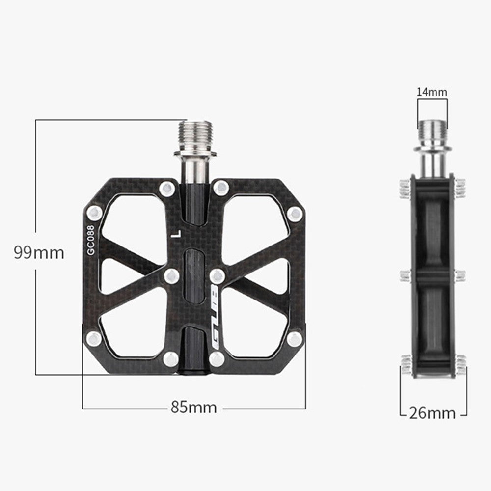 GUB GC088 1 Pair Bicycle Anti-Slip Pedals Carbon Fiber Mountain Road Bike Cycling Pedals