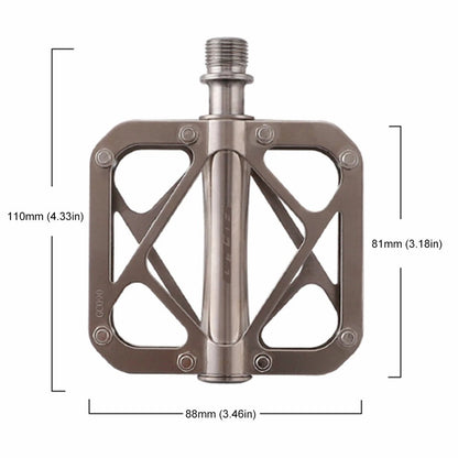 GUB GC090 1 Pair MTB Road Bicycle Anti-Slip Pedals Titanium Alloy Bike Cycling Pedals