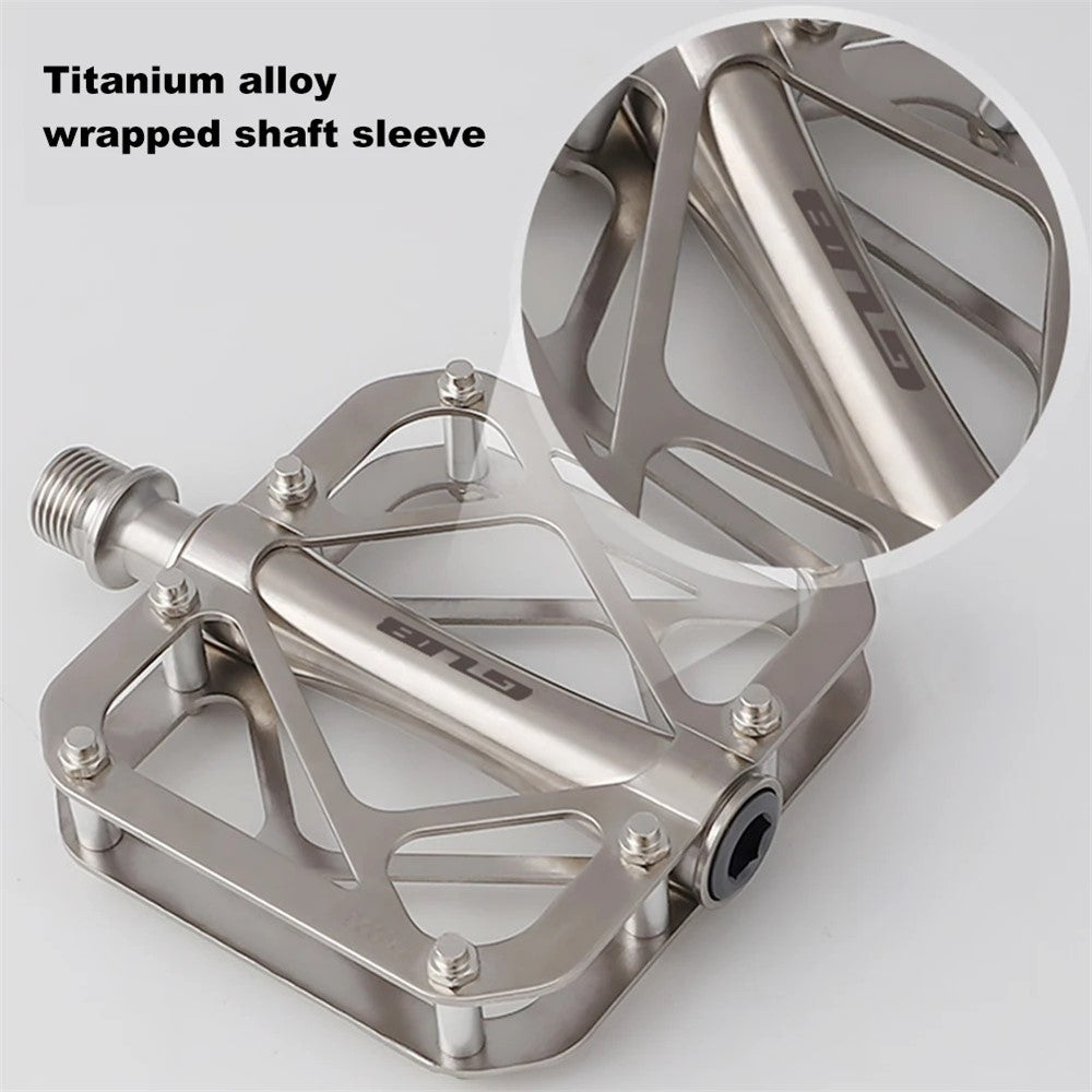 GUB GC090 1 Pair MTB Road Bicycle Anti-Slip Pedals Titanium Alloy Bike Cycling Pedals