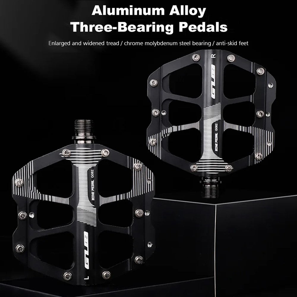 GUB G082 1 Pair Bicycle Pedals MTB Bike Cycling Accessories 3-Bearing Aluminum Alloy Pedals