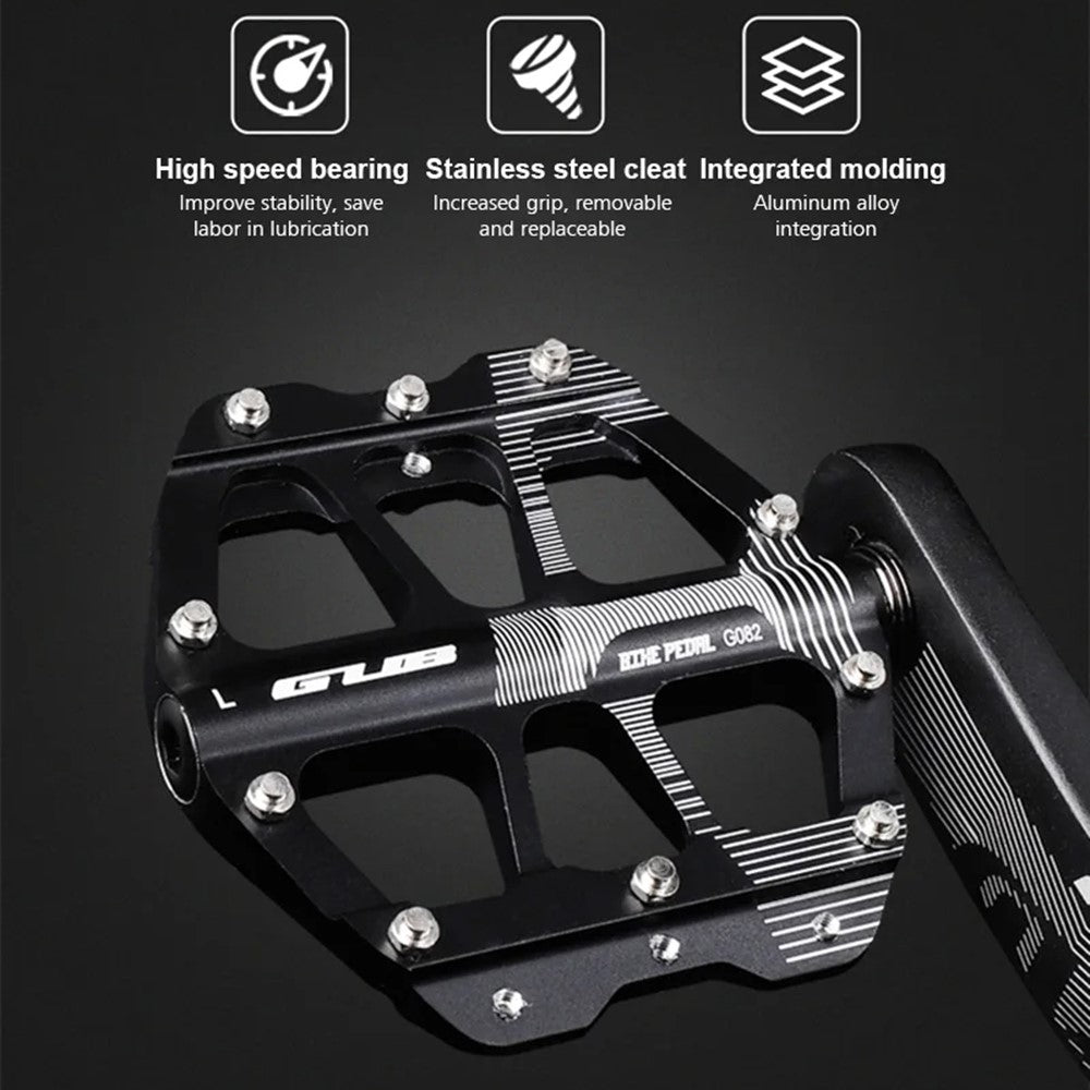 GUB G082 1 Pair Bicycle Pedals MTB Bike Cycling Accessories 3-Bearing Aluminum Alloy Pedals