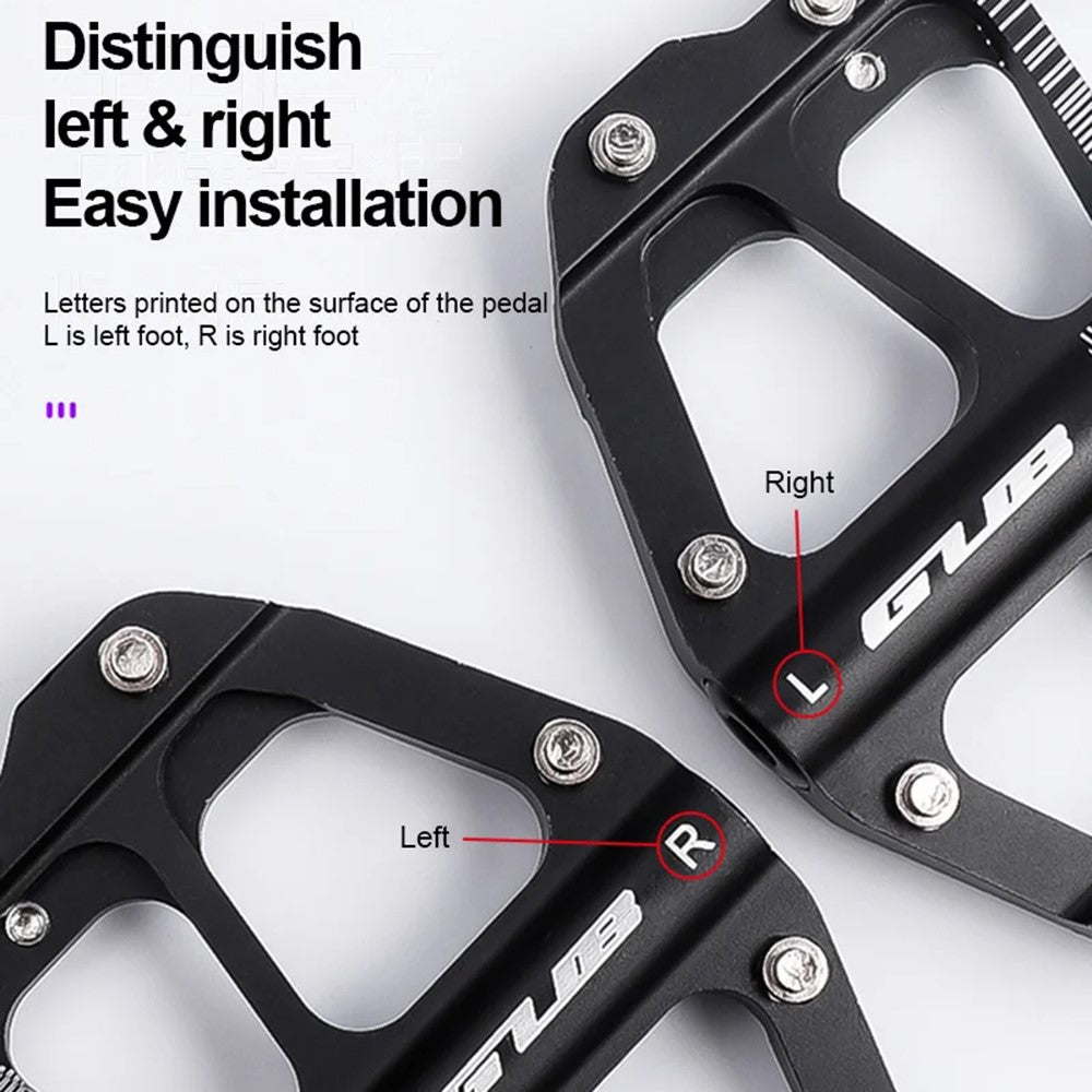 GUB G082 1 Pair Bicycle Pedals MTB Bike Cycling Accessories 3-Bearing Aluminum Alloy Pedals
