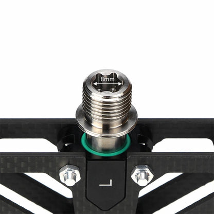 GUB GC085 Anti-Slip Bicycle Pedals Triple Bearing Carbon Fiber Mountain Bike Cycling Pedals