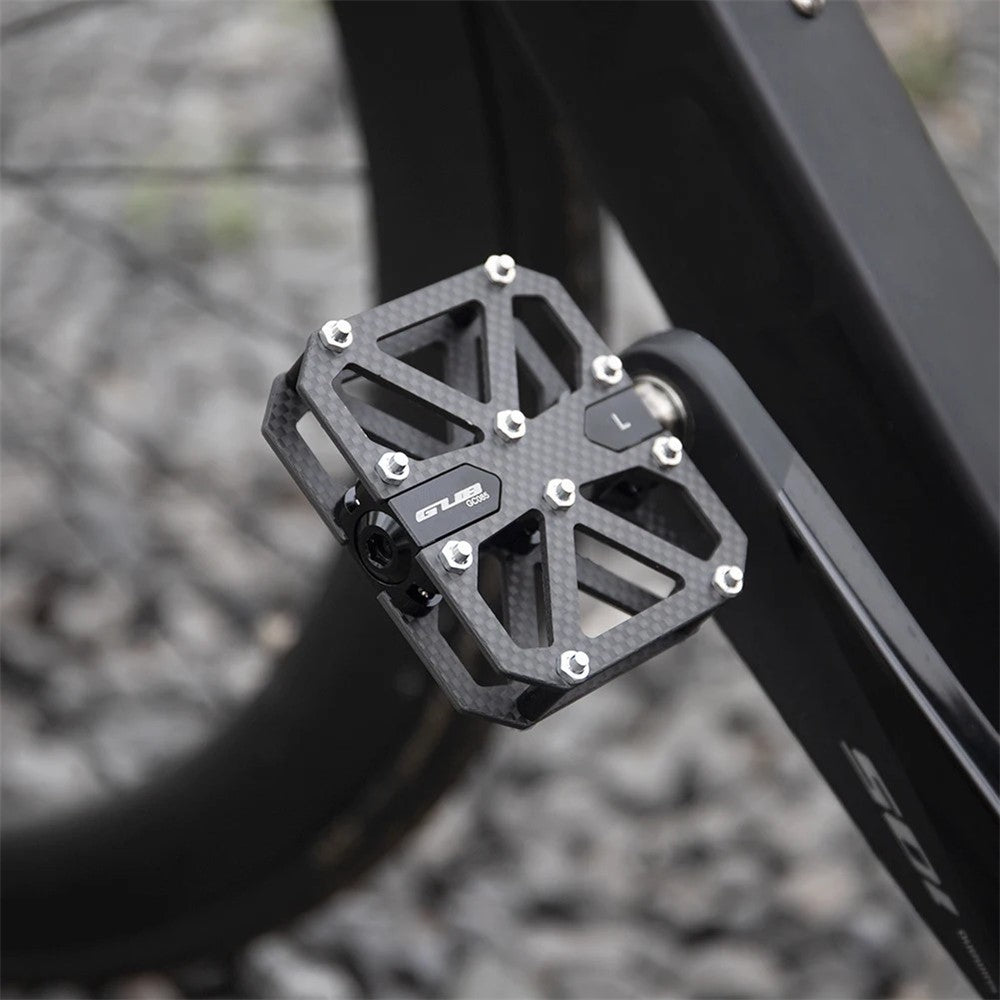 GUB GC085 Anti-Slip Bicycle Pedals Triple Bearing Carbon Fiber Mountain Bike Cycling Pedals