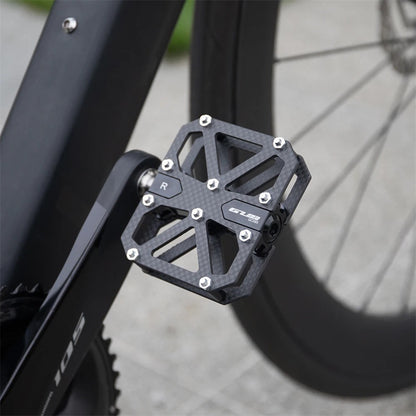 GUB GC085 Anti-Slip Bicycle Pedals Triple Bearing Carbon Fiber Mountain Bike Cycling Pedals